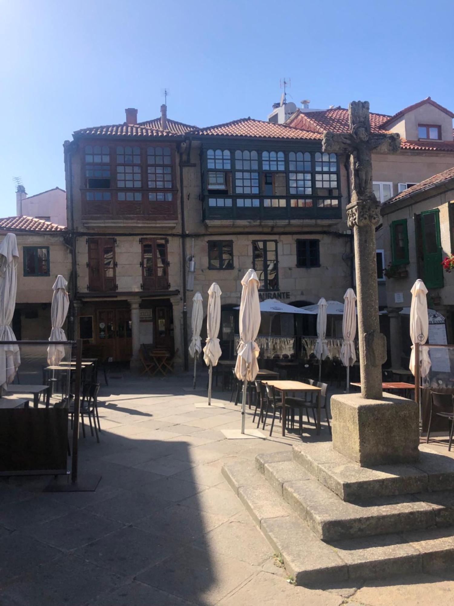 Casa Emblematica Rosarillo Plaza De La Lena Leilighet Pontevedra Eksteriør bilde