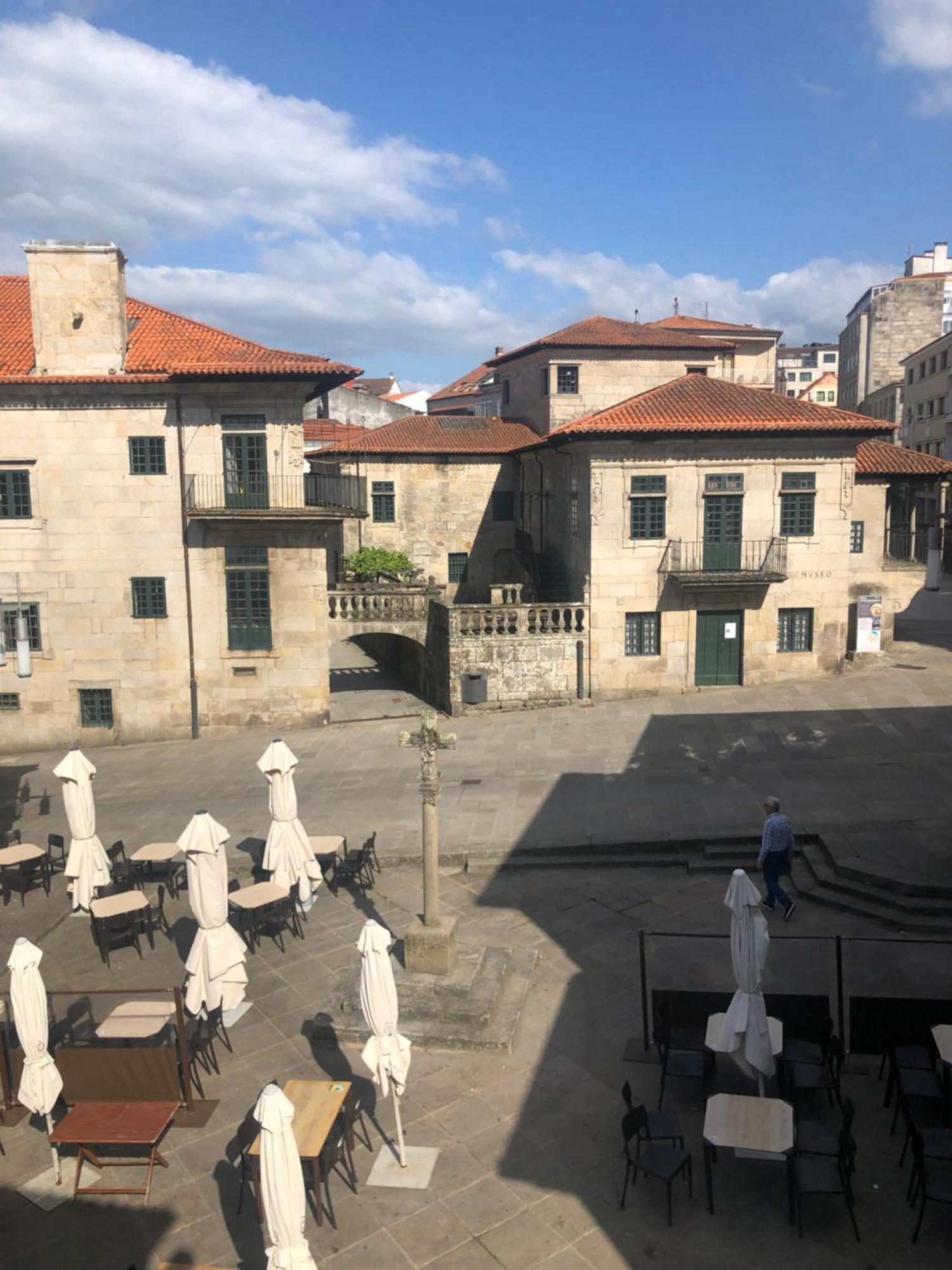 Casa Emblematica Rosarillo Plaza De La Lena Leilighet Pontevedra Eksteriør bilde